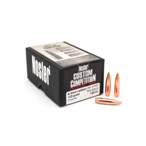 Pociski Nosler 6.5mm 123gr CC HPBT - opakowanie testowe