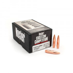 Pociski Nosler 6.5mm 140gr CC HPBT - opakowanie testowe