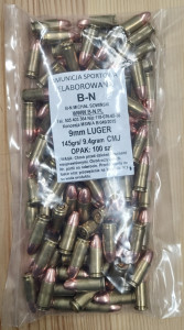 Amunicja B-N 9x19 145gr CMJ