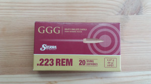 Amunicja GGG 223 Rem. HPBT 69grs GPR13(op. 20nb.)