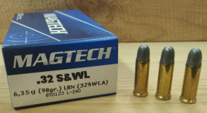 Amunicja MAGTECH 32 S&WLB LRN 6,35g 98gr