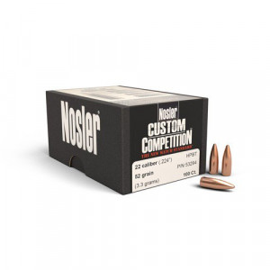 Pociski Nosler 22 Cal 52gr CC HPBT - opakowanie testowe